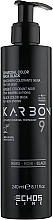 Fragrances, Perfumes, Cosmetics Activated Charcoal Mask for Dark Hair - Echosline Karbon 9 Charcoal Color Mask Black