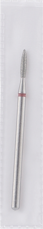 Diamond Nail File Drill Bit, frustum, L-8 mm, 1.8 mm, X, red - Head The Beauty Tools — photo N1