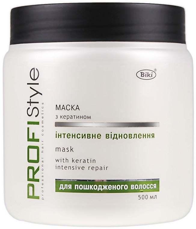 Keratin Mask "Intensive Repair" - Profi style — photo N1