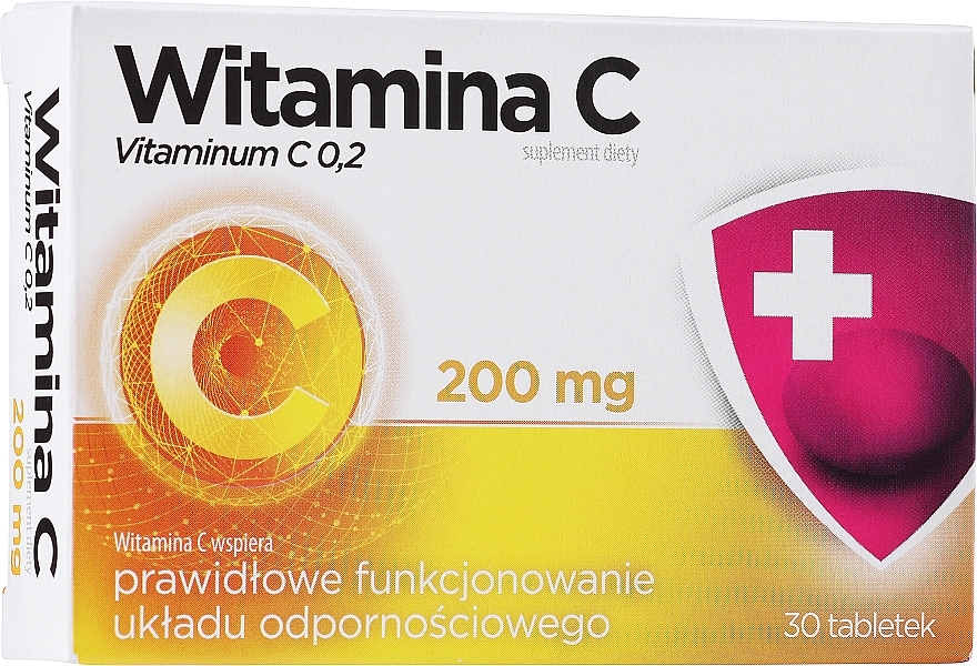 Dietary Supplement - Aflofarm Witamina C 200 — photo N1