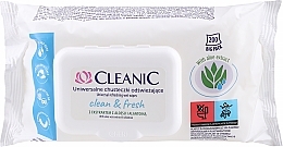 Fragrances, Perfumes, Cosmetics Refreshing Wet Wipes - Cleanic Clean & Fresh