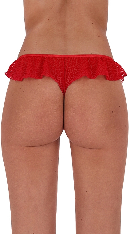 Women Thongs 'Bagira', red - Passion — photo N4