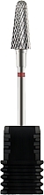 Fragrances, Perfumes, Cosmetics Nail Drill Bit "Cone", red, 6/14 mm - Staleks Pro