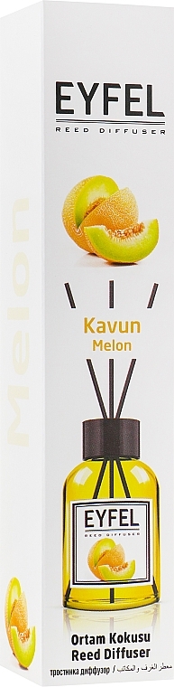 Reed Diffuser "Melon" - Eyfel Perfume Reed Diffuser Melon — photo N3