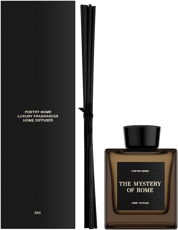 Poetry Home The Mystery Of Rome Black Square Collection - Home Perfume — photo N2