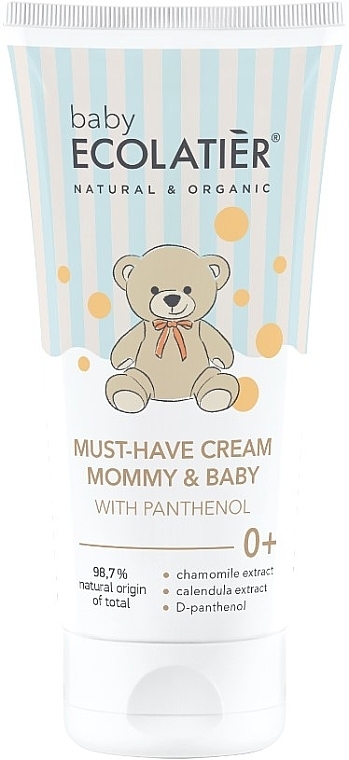 Mom & Baby Must-Have D-Panthenol Cream - Ecolatier Baby — photo N1