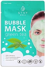 Face Mask - Stay Well Deep Cleansing Bubble Green Tea — photo N1