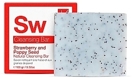 Soap - Dr. Botanicals Strawberry & Poppy Seed Natural Cleansing Bar — photo N3