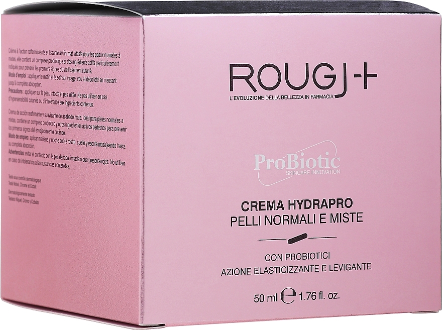 Probiotic Face Cream - Rougj+ Glowtech ProBiotic Crema Hydrapro — photo N1