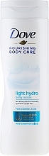 Fragrances, Perfumes, Cosmetics Body Lotion - Dove Nourishing Body Care Light Hydro Body Lotion