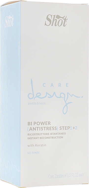 Set - Shot Care Design Bi Power Antistress Step 1+2 (elixir/150ml + elixir/150ml) — photo N1