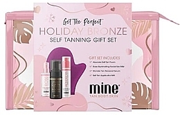 Fragrances, Perfumes, Cosmetics Set - MineTan Get Your Perfect Holiday Bronze Self Tanning Gift Set (foam/100ml + mist/100ml + ser/50ml + mitt/1pcs)