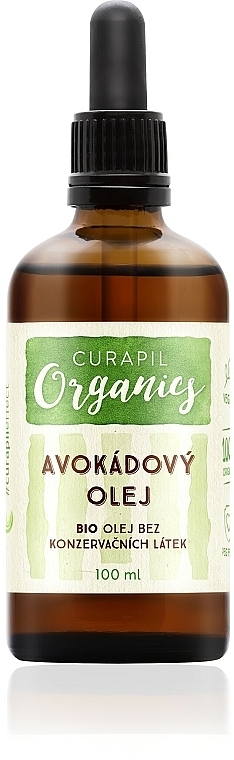 Body & Hair Avocado Oil - Curapil Organics Avocado Oil — photo N1