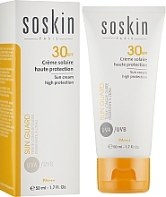 Fragrances, Perfumes, Cosmetics Soskin - Sun Cream Very High Protection SPF 30