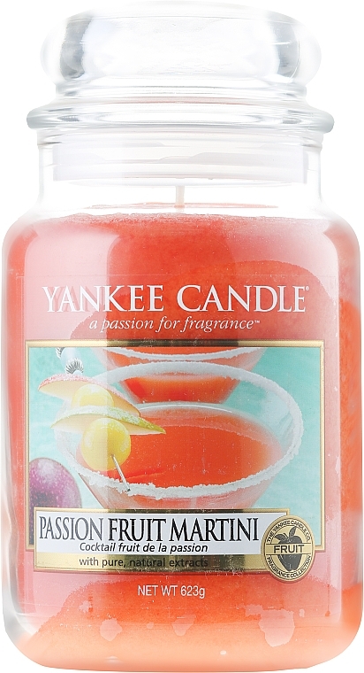 Candle in Glass Jar - Yankee Candle Passion Fruit Martini — photo N3