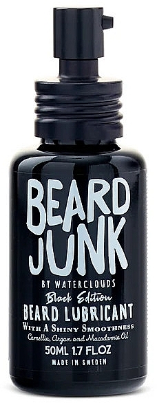 Beard Oil - Waterclouds Beard Junk Beard Lubricant Black Edition — photo N1