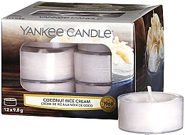 Fragrances, Perfumes, Cosmetics Tea Light - Yankee Candle Tea Light Cocnut Rice Cream