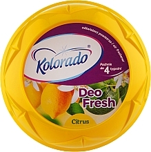 Gel Air Freshener "Citrus" - Kolorado Deo Fresh Deluxe — photo N1