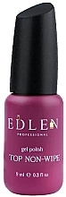 Fragrances, Perfumes, Cosmetics Gel Polish Top Coat without Sticky Layer - Edlen Professional Top No-Wipe