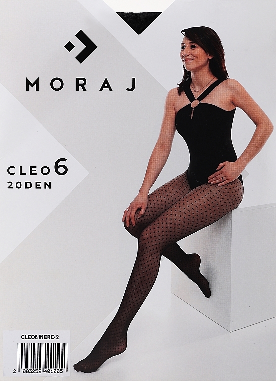 Tights 'Cleo 6', 20 den, nero - Moraj — photo N1