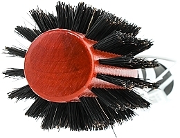 Hair Brush with Rubber Handle, round, large, 25x7x6.5 cm - Titania — photo N2