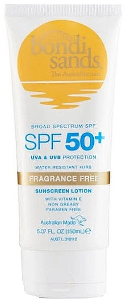 Sunscreen Body Lotion - Bondi Sands Body Sunscreen Lotion Fragance Free — photo N3