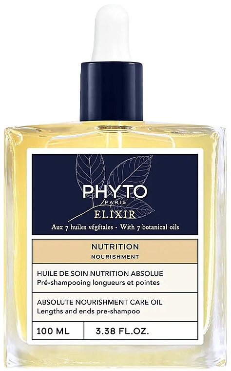 ヘアオイル - Phyto Nutrition Elixir Absolute Care Oil — photo N1