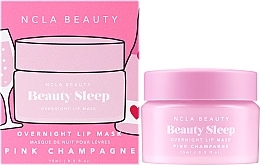 Night Lip Mask - NCLA Beauty Beauty Sleep Overnight Lip Mask Pink Champagne — photo N2