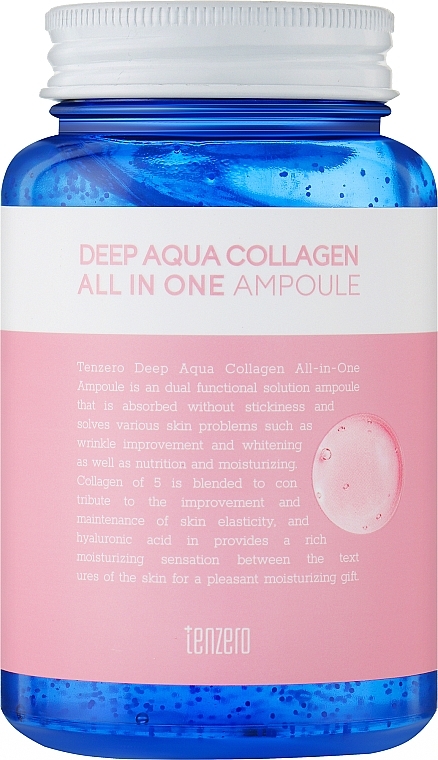 Collagen Facial Ampoule Serum - Tenzero Deep Aqua Collagen — photo N1