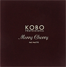 Makeup Palette - Kobo Professional Merry Cherry — photo N2