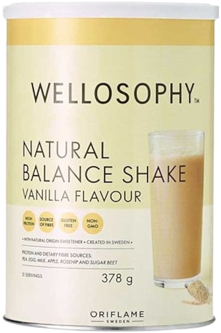 Vanilla Flavor Dry Cocktail Mix - Oriflame Wellosophy Natural Balance — photo N1