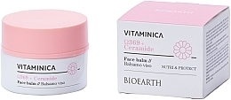 Fragrances, Perfumes, Cosmetics Cream-Balm for Dry and Sensitive Skin - Bioearth Vitaminica Omega 369 + Ceramide Face Balm