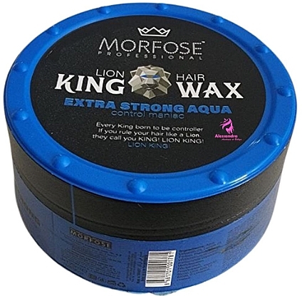 ヘアワックス - Morfose Lion Hair King Wax Extra Strong Aqua — photo N1