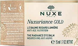 Brightening Eye Balm - Nuxe Nuxuriance Gold Radiance Eye Balm — photo N2