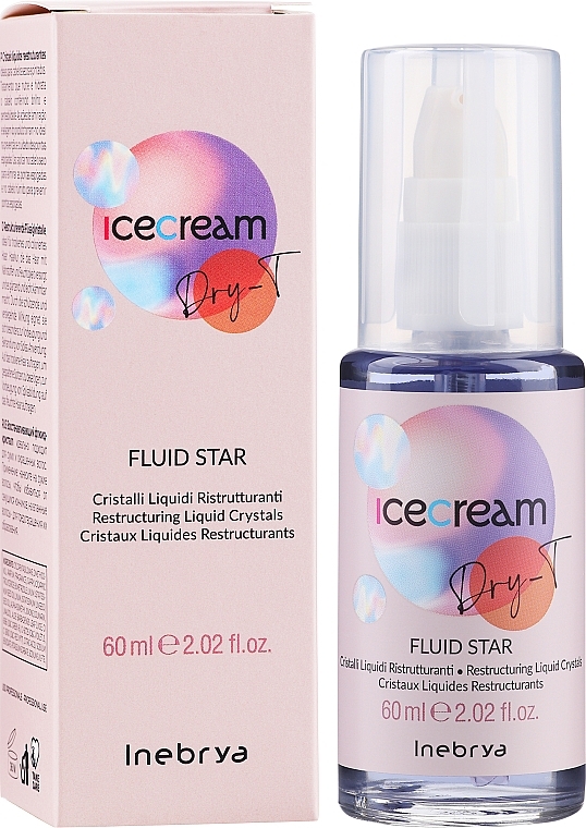 Fluid "Liquid Crystals" - Inebrya Ice Cream Dry-T Mango Fluid Star — photo N2