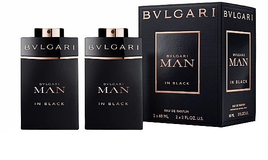 Bvlgari Man In Black - Set (edp/2x60ml) — photo N1