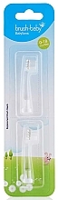 Electric Toothbrush Heads "BabySonic", 0-18 months - Brush-Baby Replacement Brush Heads — photo N1