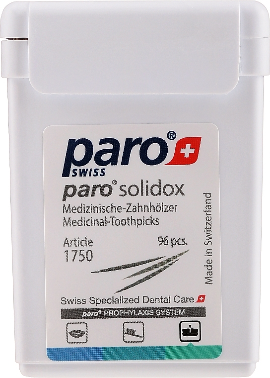 Medical Double-Ended Toothpicks - Paro Swiss Solidox — photo N1