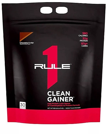 Gainer - Rule One Clean Gainer Chocolate Fudge — photo N1