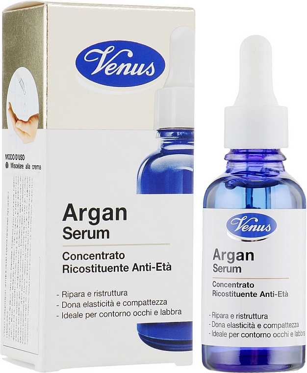 Anti-Aging Restorative Concentrate with Argan Oil - Venus Argan Serum — photo N1