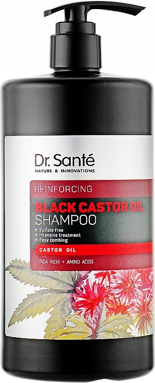 Shampoo - Dr. Sante Black Castor Oil Shampoo — photo N3