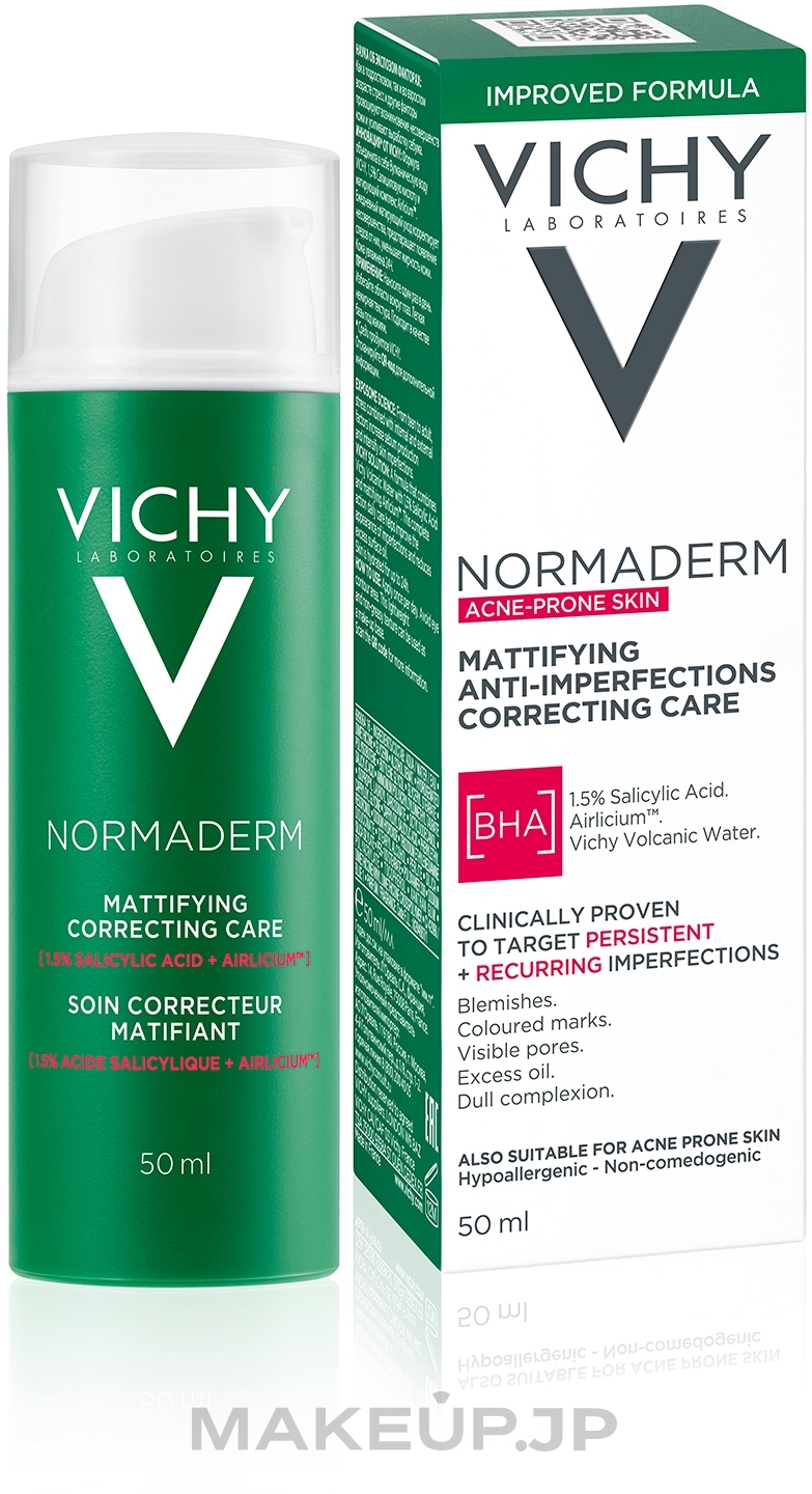 Complex Correction Problem Skin Treatment - Vichy Normaderm Sain Embellisseur Anti-Imperfections Hydratation 24H — photo 50 ml