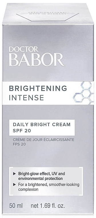 Whitening Face Cream - Doctor Babor Brightening Intense Daily Bright Cream SPF20 — photo N2