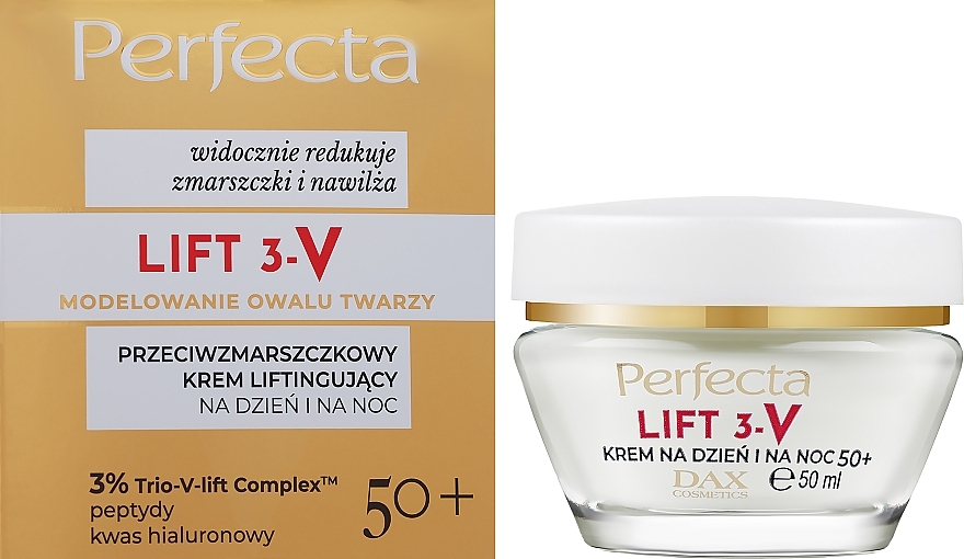 Face Cream - Perfecta Lift 3-V 3% Trio-V-Lift Complex 50+ — photo N2