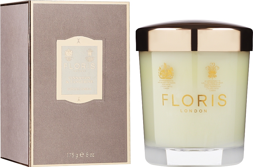 Floris Cinnamon & Tangerine Scented Candle - Scented Candle — photo N1