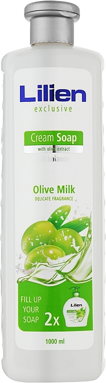 Liquid Olive Milk Cream Soap - Lilien Olive Milk Cream Soap (refill) — photo N1