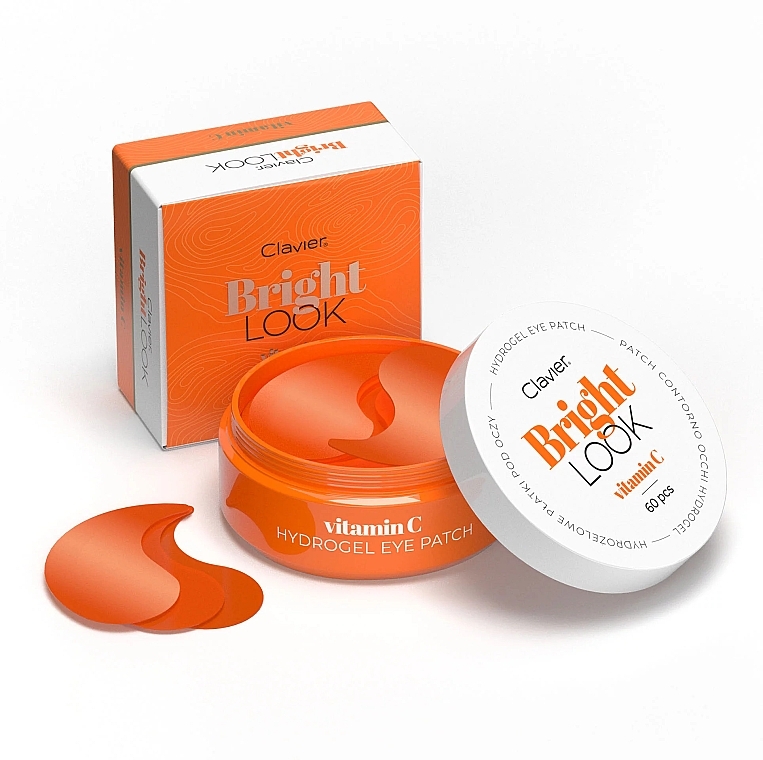 Hydrogel Eye Patches with Vitamin C - Clavier Bright Look Vitamin C Hydrogel Eye Patch — photo N1