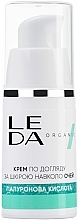 Fragrances, Perfumes, Cosmetics Hyaluronic Acid Eye Cream - Leda Eye Cream With Hyaluronic Acid