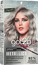 Long-Lasting Cream Color - Got2b Metallics Permanent Color  — photo N4