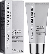 Night Face Cream - Jose Eisenberg Homme Repairing Night Cream Treatment — photo N6